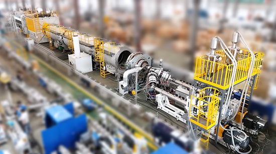LSP-1600 HDPE твердой трубы экструзионной линии 