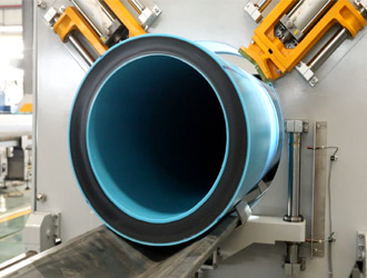 LSP 630 HDPE многослойная экструзионная трубопроводная линия 