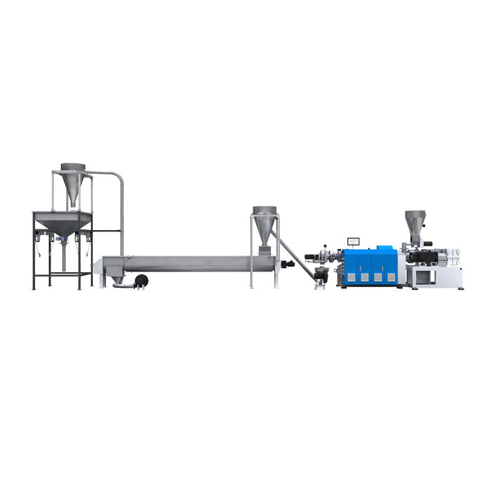 ПВХ двойный винт Pelletizing Line 
