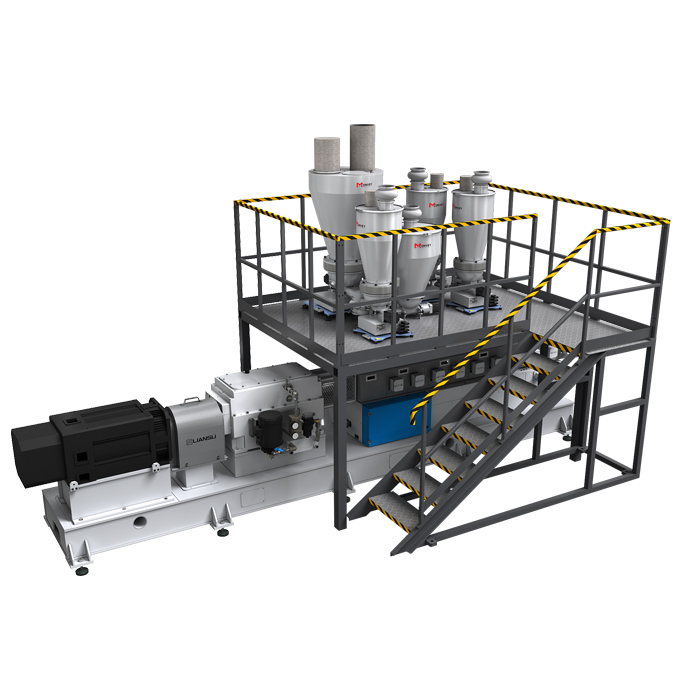 Co-вращающийся двойный винт Pelletizing Line 