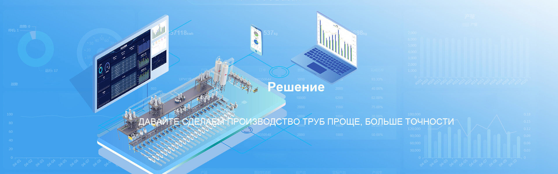  Интеллектуальное системное решение Liansu IoT позволяет комплексное цифровое управление производственным оборудованием. 